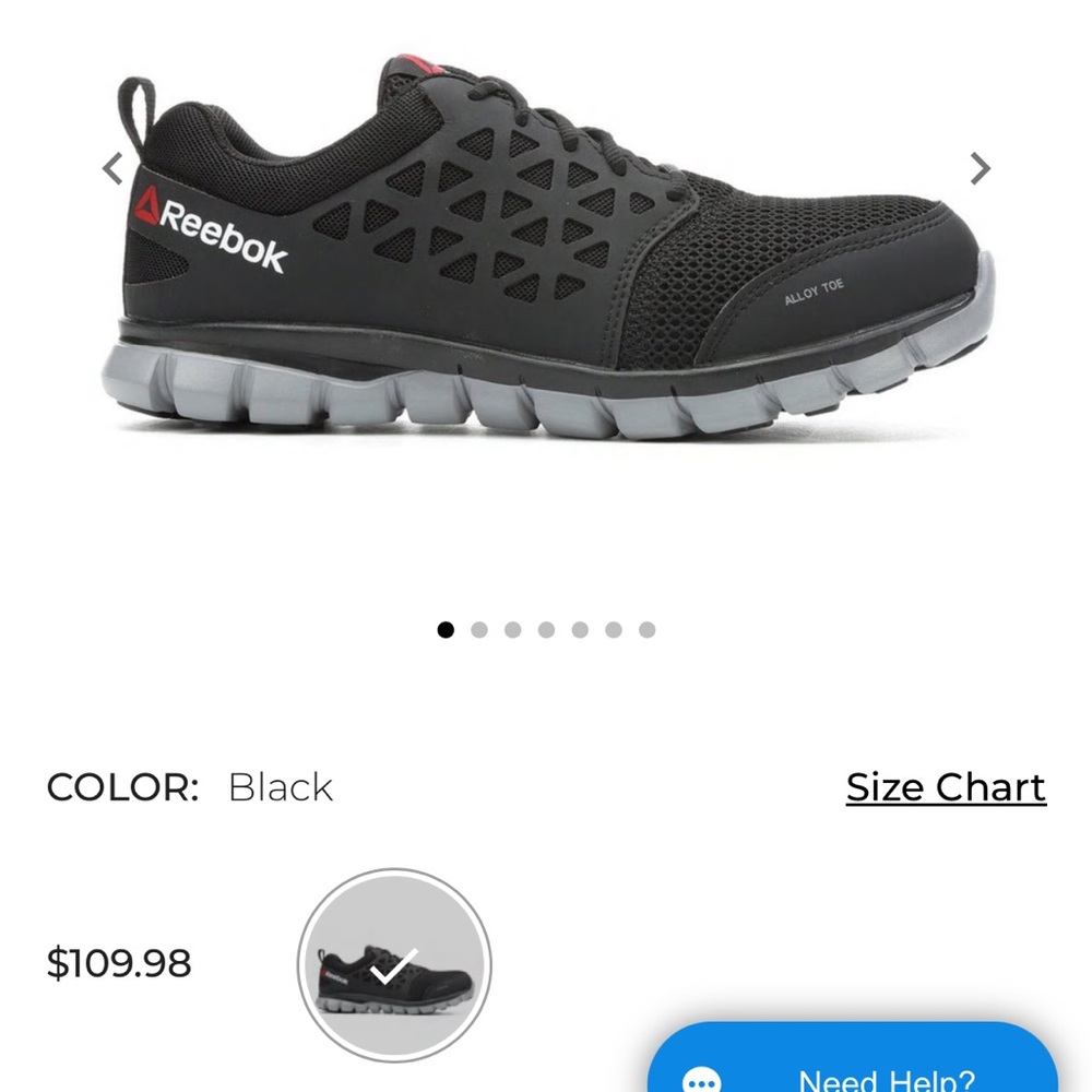 ALLOY TOE WORK SUBLITE CUSHION SLIP-RESISTANT WORK SHOES